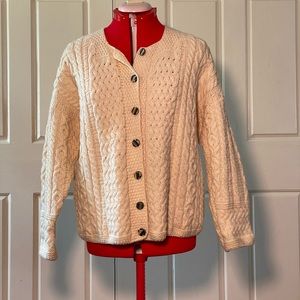 Hand-knit Irish Sweater